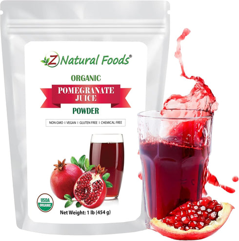 Z Natural Foods Pomegranate Powder - Organic, 1 lb (16 oz) -