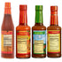 Walkerswood Hot & Savory Sauce Kit - 1 x 6oz Fire Stick, 1 x 6oz Hot JonKanoo, 1 x 6oz Zesty Caribbean, 1 x 6oz Las'Lick