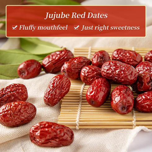 Haomly Date,15.87oz/450g,Natural Jujube Health Snack,Sweet & Chewy & Delicious Dried Dates,Large-size Red Date
