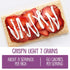 Wasa Crisp’n Light 7 Grains Crispbread, 4.9 oz (Pack of 4), Non-GMO Crackers, 7 Grain Blend, 20 Calories