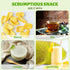 Pack 6, 12 Oz (2 DARLAC FARMS Freeze Dried Jackfruit Bites, Premium Organic Crispy Crunchy Natural Healthy Fruit Snacks