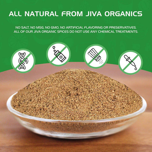 Jiva Organics Organic Ground Cumin Powder, 7 ounce - 100% Pure & Non-GMO