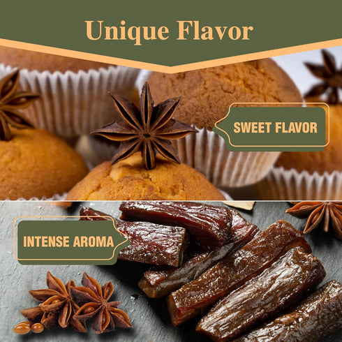Kah's Journey Star Anise - Whole Star Anise Pods, 16oz, Chinese Spice for Cooking, Baking, or Brewing Tea