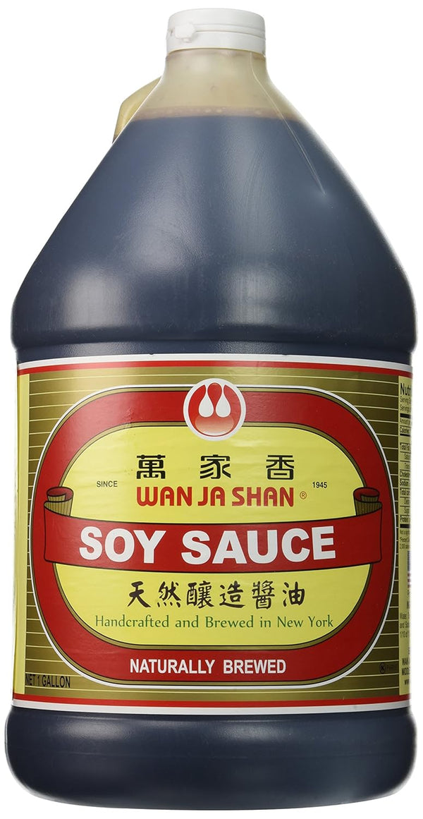 Wan Ja Shan Wanjashan Soy Sauce, 128 Ounce