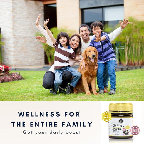263+ 17.6 oz Honey Australia Manuka Honey MGO | | Raw, Organic, Pure Honey for Daily Wellness & Energy | Natural