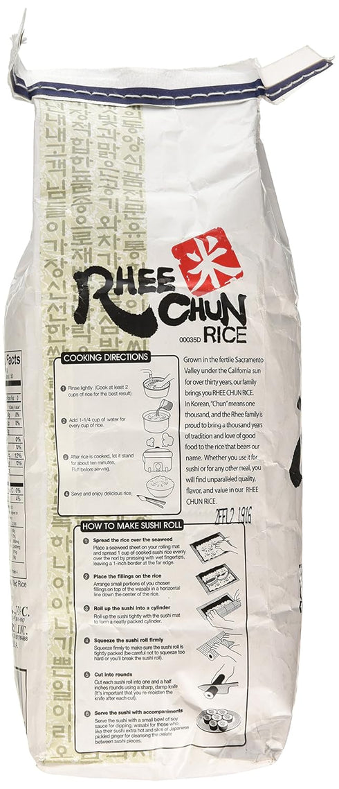 Rhee Chun 5 Fancy Variety Rice, Pound