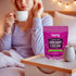 NURRY 30 6 OZ (170 Pack Nighttime Sugar-Free Hot Cocoa Mix, Calming Melatonin-Free Sleep Aid Drink, Mushroom