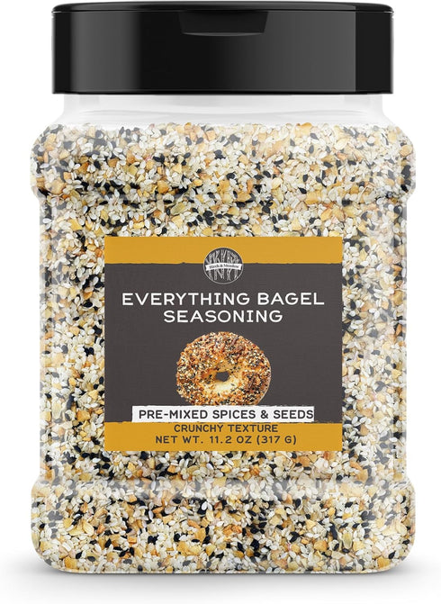 Birch & Meadow Everything Bagel Seasoning, 11.2 oz, Pre-Mixed Spices & Seeds with Crunchy Texture