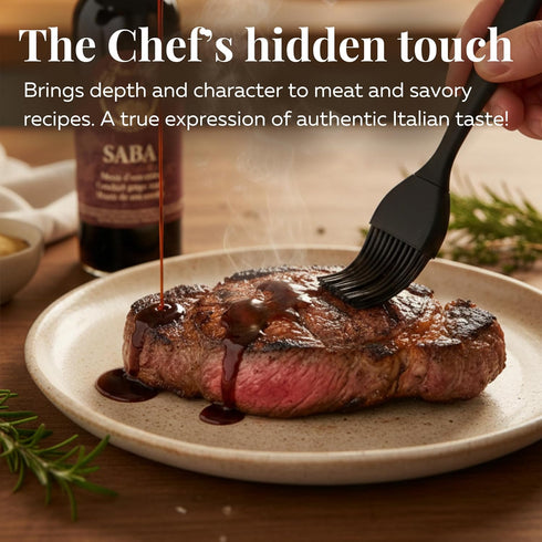 8.45 oz (250ml), Premium Saba Cooked Grape Must Made in Italy fl by FONDO MONTEBELLO, High Density Balsamic Reduction