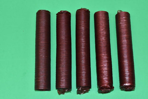 Smokehouse Chef PACKS 21mm 50 lbs 5 pack. TWO collagen casings for of snack sticks. For homemade Slim Jim sausage. Just