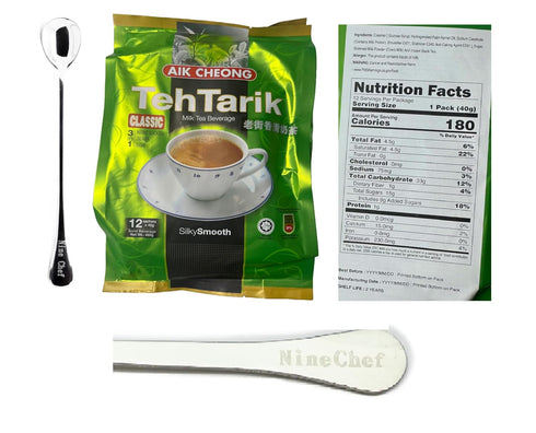 Gharana Swaad Ka Khazaana Aik Cheong Classic 3in1 Teh Tarik Milk Tea Beverage (3 Pack)+ one