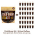100% 12 36 GRADYS COLD BREW, New Orleans Style, Arabica Ground Coffee & Chicory Pouches, All-in-One Cold Brew Kit