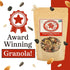 10 oz Maple Nut Kitchen Sweet & Salty Granola | Gluten-Free Granola with Maple-Roasted Almonds, Dark Chocolate, Pumpkin