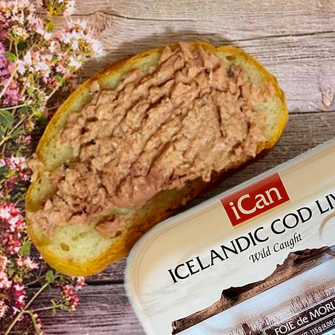 4.27oz pack 3 Wild Cod Liver Canned From Iceland