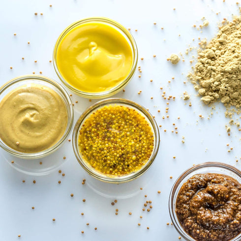 2.6 oz The Spice Lab Organic Whole Yellow Mustard Seeds- Gluten Free Mustard Seed for Meat Dishes, Spice Rubs & Indian