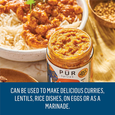 6oz PUR Spices Masala Paste for Indian Cooking | Base Sauce or Marinade for Curry or Rice Dishes | Garam Masala | Plant