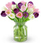 Benchmark Bouquets Seasonal Tulip Mix Mothers Day Flowers for Delivery Fresh Cut