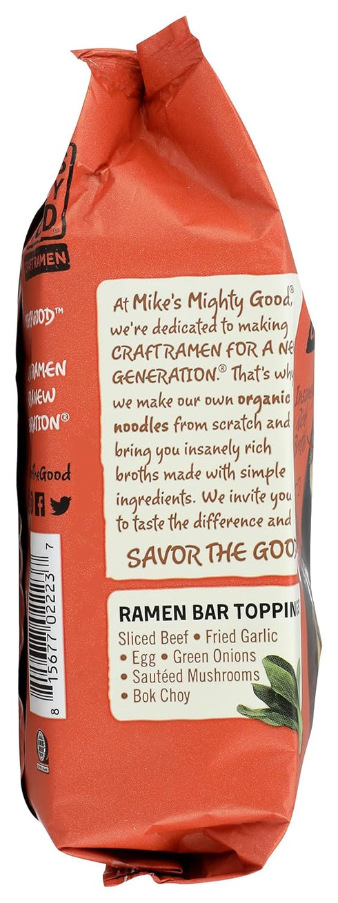 2.1 Mike's Mighty Good Savory Beef Ramen Soup, Ounce