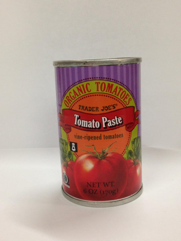 Trader Joe's Organic Tomatoes Tomato Paste (Pack of 6)