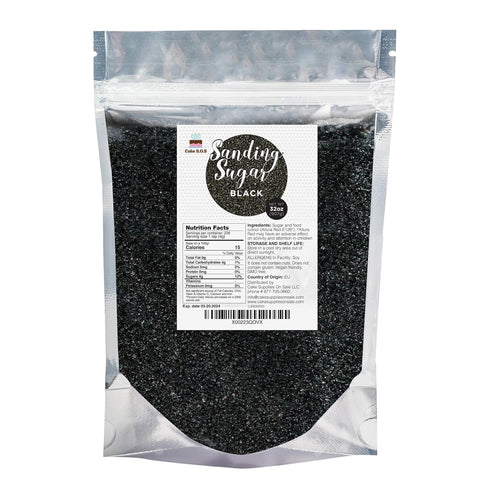 Sanding Sugar Black 32 oz.