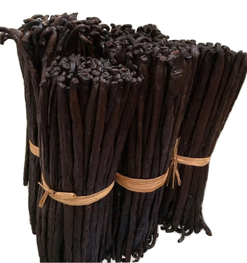2oz 6"-8" Madagascar Organic Vanilla Beans Gourmet Grade A. Certified USDA Organic by FITNCLEAN VANILLA Bourbon Fresh