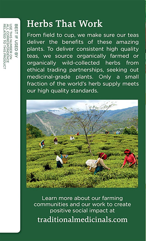 (Pack 3) 48 Traditional Medicinals Organic Hawthorn & Hibiscus Herbal Tea, Promotes Heart Health, of Tea Bags Total