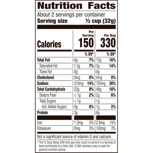 Gardetto's 2.5 oz (Pack 36) Snack Mix, Original Recipe, Family Size
