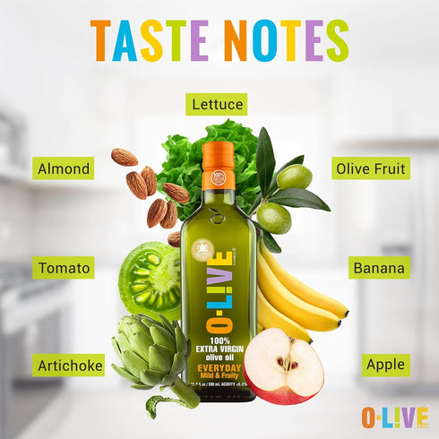 25 Oz 100% O-Live & Co. Fl Extra Virgin Olive Oil - No Additive - Single Origin Versatile EVOO - First Cold Pressed