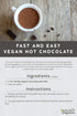 Wildly Organic Hot Chocolate Mix: 16 oz, Vegan, Raw Cacao Powder, Dairy-Free, 3 Ingredients