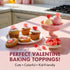 11 oz Valentines Day Candy Jelly Hearts Bag of Cherry, Strawberry & Watermelon Heart Shaped Jelly Candy Great