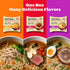 Pack, 6 Pack 32g 50% HealSpot High Protein Instant Ramen Variety Non Fried Ramen Broth, Plant Based Protein, Low Fat