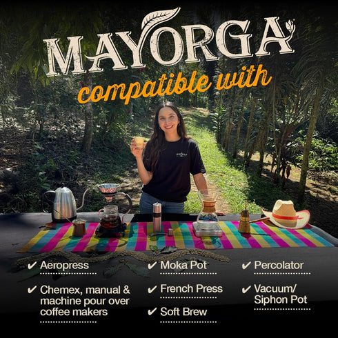2lb 100% Mayorga Organic Coffee Cafe Cubano Roast - Dark Roast Whole Bean Specialty Grade Coffee, Arabica, Slow