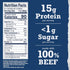 100% 15g 3.5 (Pack 4) Wild River Green Chile Beef Jerky, Old Fashioned Beef Jerky, Gluten Free, Deliciously Seasoned