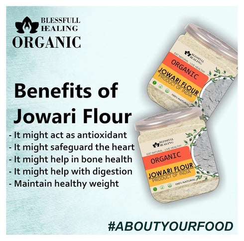 Blessfull Healing 2 lb (907 Organice JOWARI FLOUR Gram)