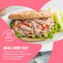 5 4-Count Chicken of the Sea Alaskan Pink Canned Salmon in Water, Ounce Cans, High Protein Skinless & Boneless Wild