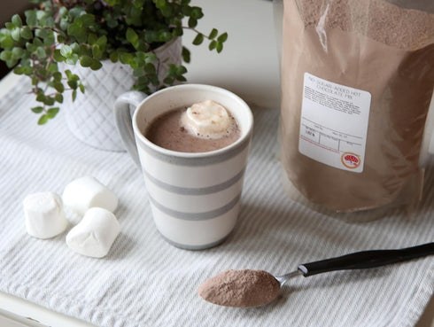 2 Kauffman Orchards Instant Hot Chocolate Mix - No Sugar Added, Bulk Pound Bag