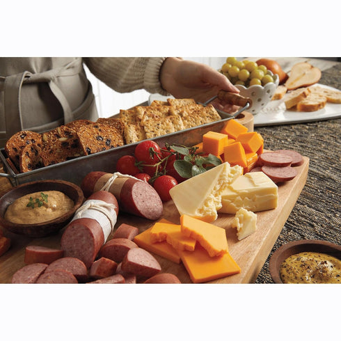 Summer Colby, Set The Wisconsin Cheeseman Meat and Cheese Combo - Featuring Italian, Original and Garlic Sausages