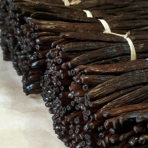 SANHA VANILLE DE MADAGASCAR (10 Count, 6-7 Inches, SANHA Madagascar Vanilla Beans Grade A, Hand-Selected) - Organic