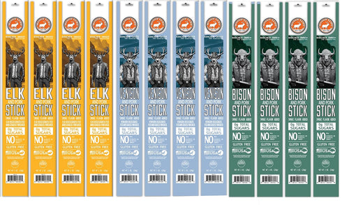 PEARSON RANCH SINCE 1959 Meat Stick Sampler Pack of Elk, Venison, &