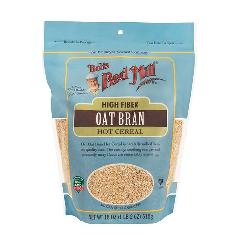 Bob's Red Mill Cereal Oat Bran, 18-Ounce (Pack of 4)