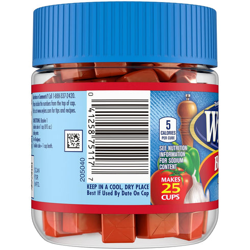 (3.25 oz Wyler's Instant Bouillon Beef Flavored Cubes Jar)