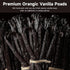 25 Counts SPICEEL Organic Madagascar Vanilla Beans Grade A Vanilla Pods for Making Extract, Whole Vanilla Beans