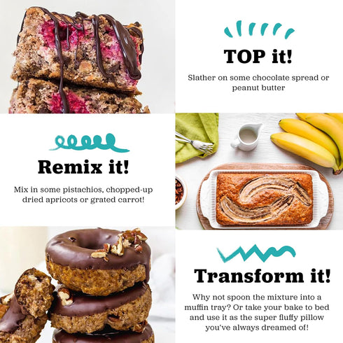 Supergood! Bakery 250 Supergood Go Splits Banana Bread Mix, GR