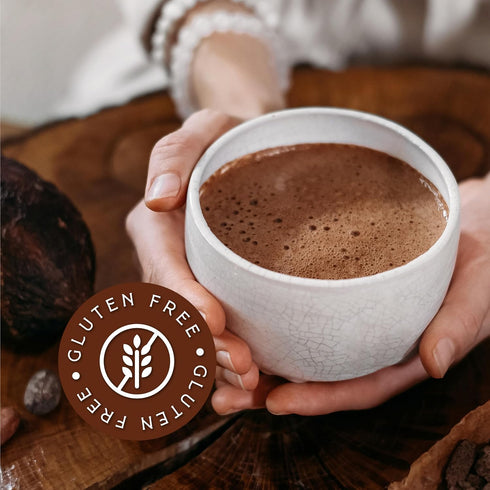 2 Pack 14oz Roots Circle Unsweetened Cocoa Powder | Rich Dark Chocolate Flavor, Perfect for Baking, Smoothies, and Hot