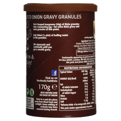 170g Bisto Onion Gravy Granules