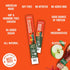 0 25 0.5oz, 6 Pack (3 18 Field Trip Hormone Free Spicy Buffalo Chicken Jerky Snack Sticks - Sugar, Keto, Paleo, Gluten