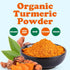 4 Food to Live Organic Turmeric Powder, Pounds Non-GMO, Finely Ground Turmeric Root, Pure, Kosher, Vegan, Bulk.
