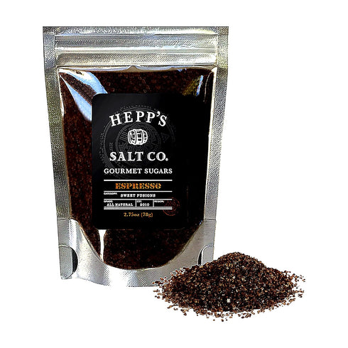 HEPPS Salt Co. Espresso Sugar | Artisan Gourmet Coffee Sugar with Organic