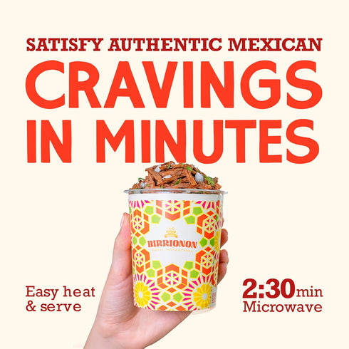 POZOLAZO 6-Pack | Birria Mexican Beef Stew - Freeze-Dried - Authentic Mexican Flavor with Real Tender Beef, Chiles