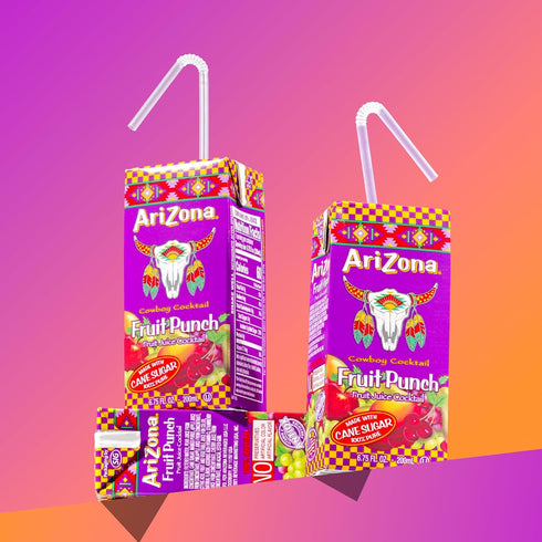 216 Oz, Pack 32 Arizona Fruit Punch Drink, Tetra Box, Fl